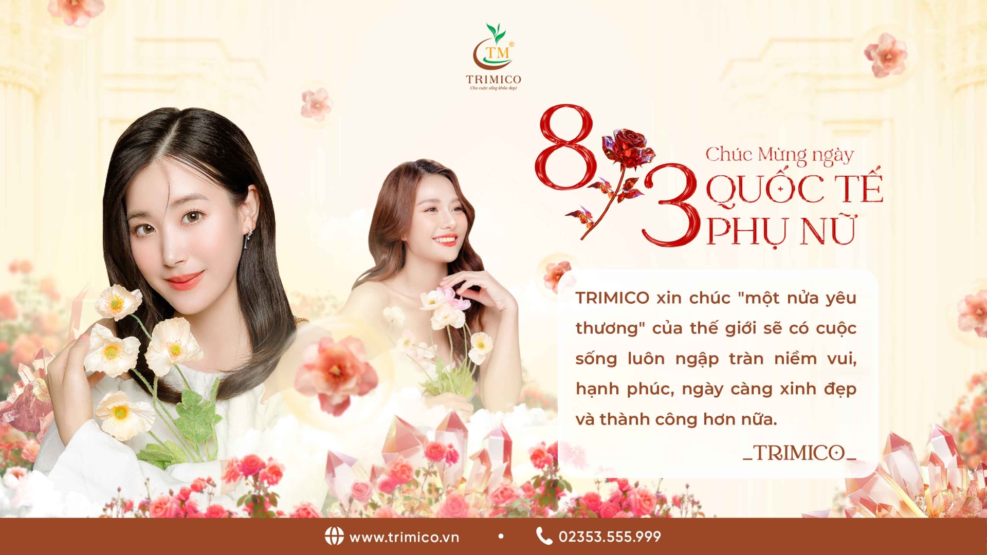 CHÚC MỪNG NGÀY QUỐC TẾ PHỤ NỮ 8/3
